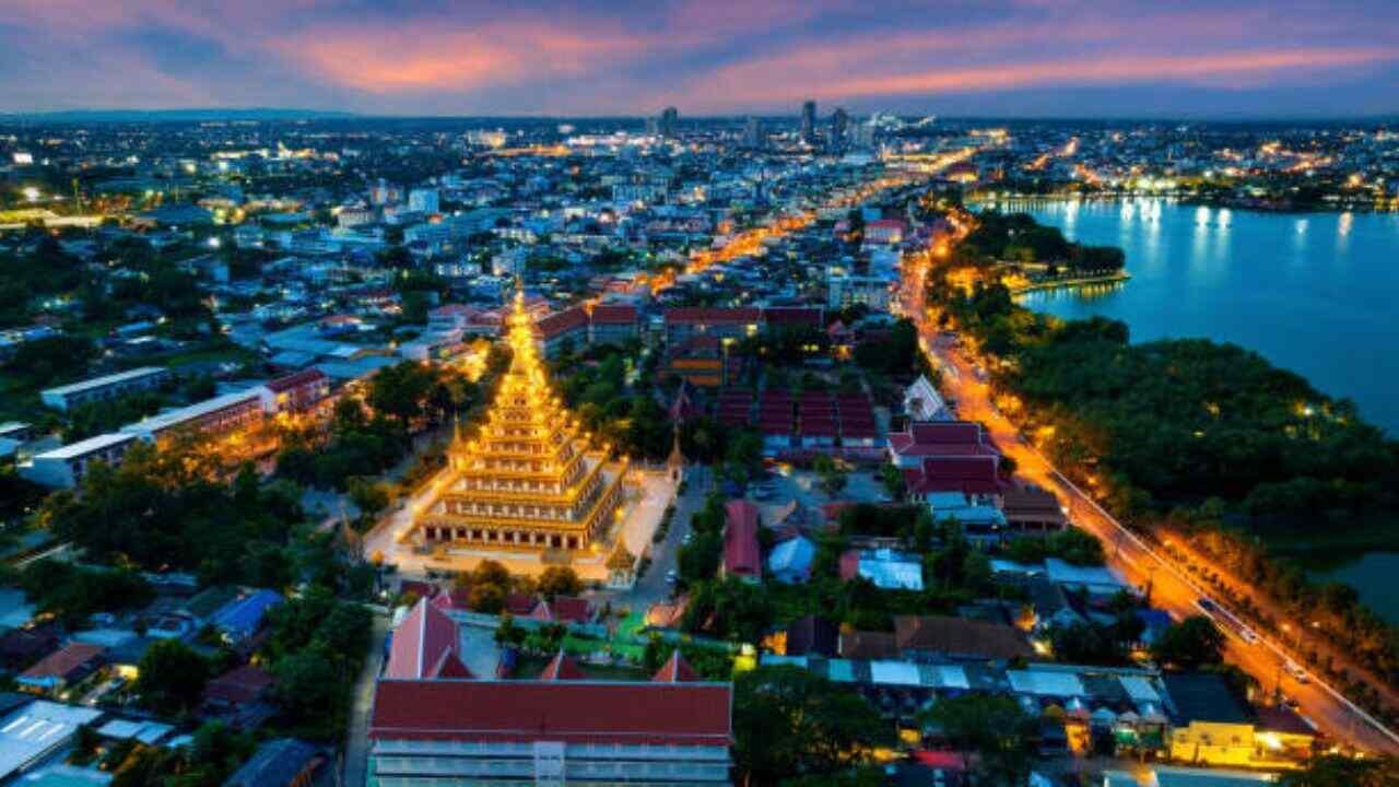 Thai Airways Office in Khon Kaen, Thailand